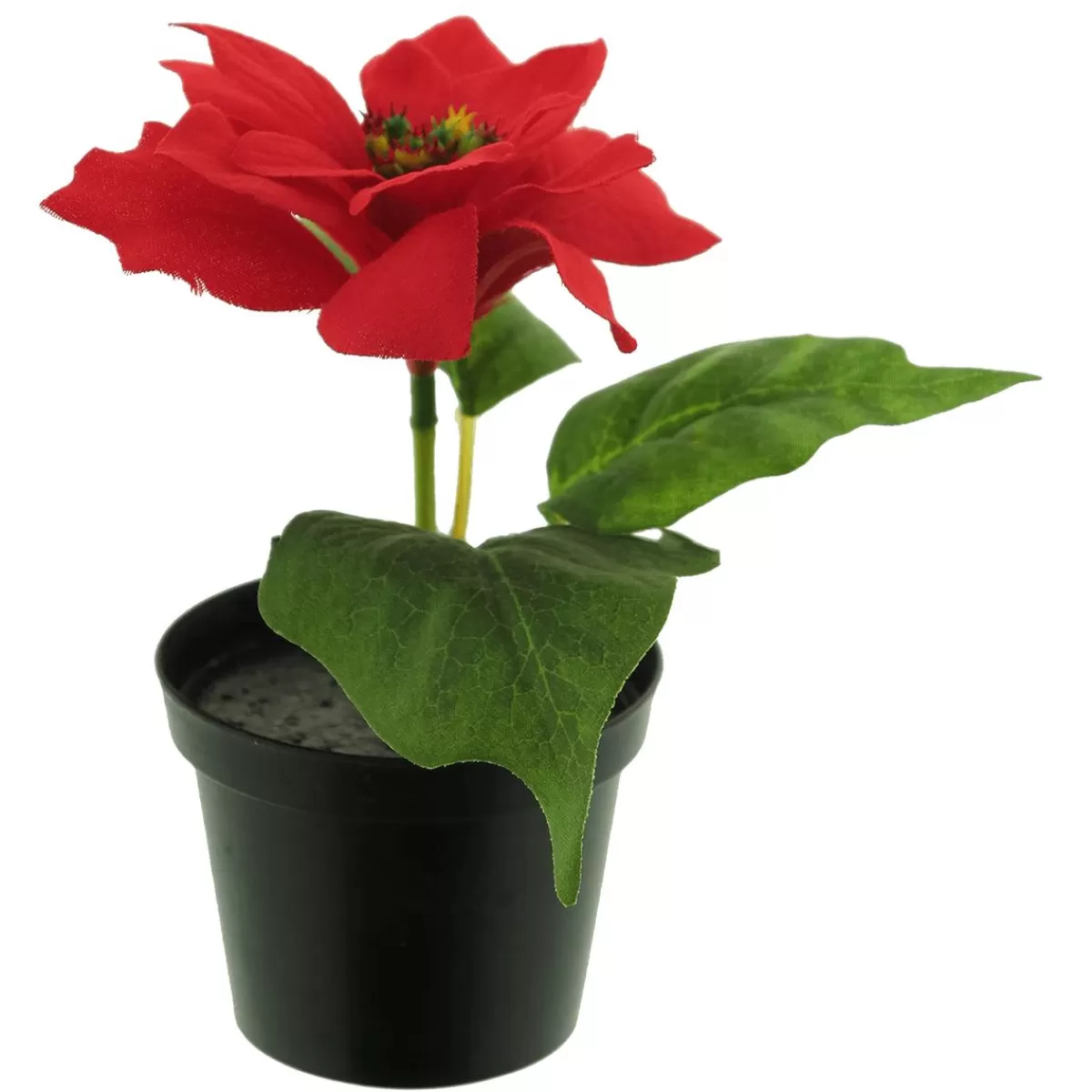 DecoWoerner Artificial Poinsettia In Pot 15 Cm