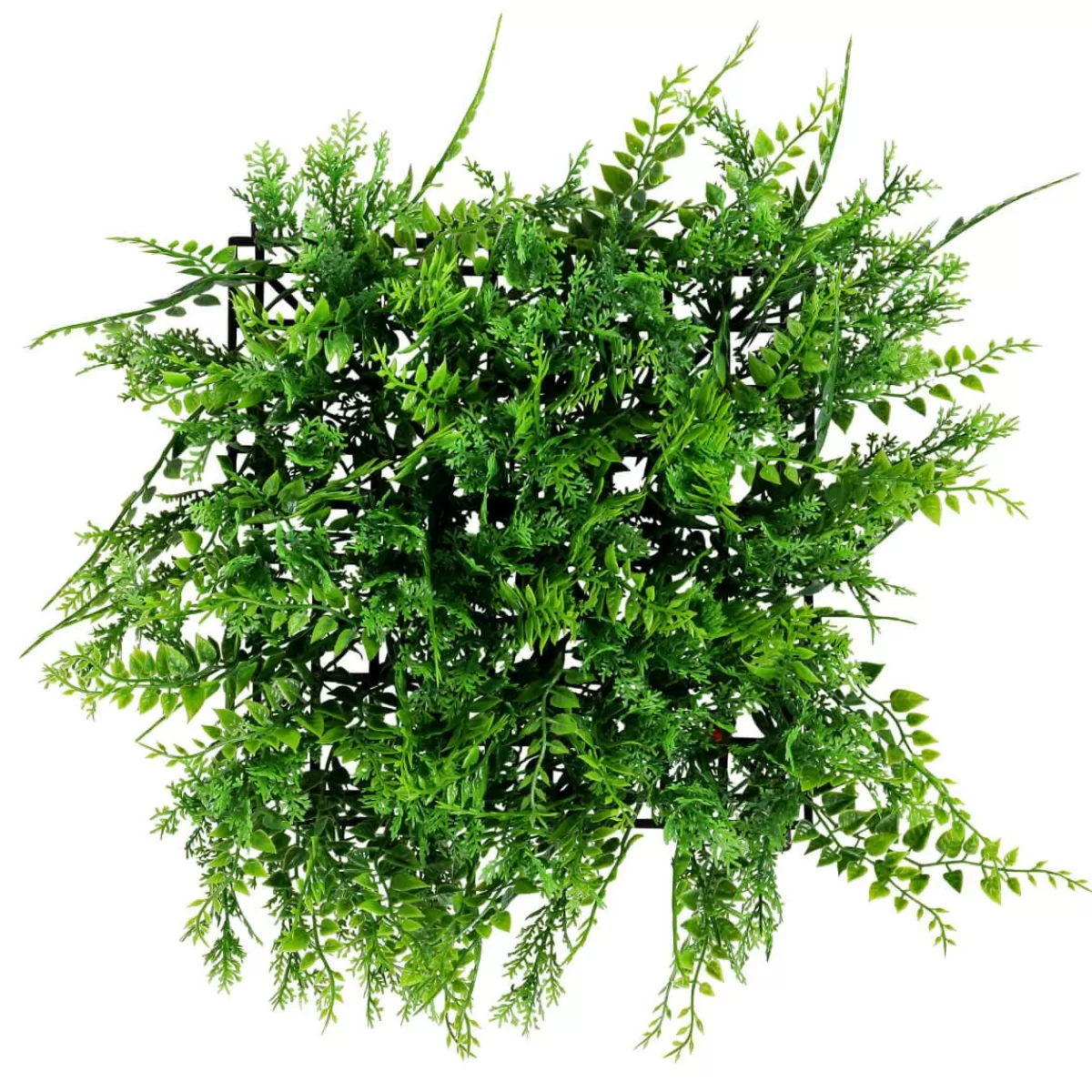 DecoWoerner Artificial Premium Fern Eucalyptus Panel, 25 X 25 Cm