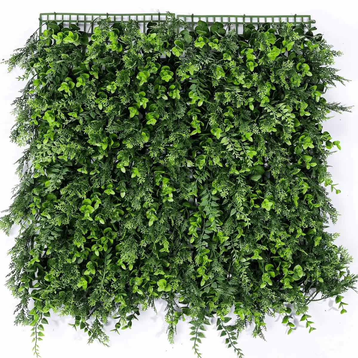 DecoWoerner Artificial Premium Fern Eucalyptus Panel, 50 X 50 Cm