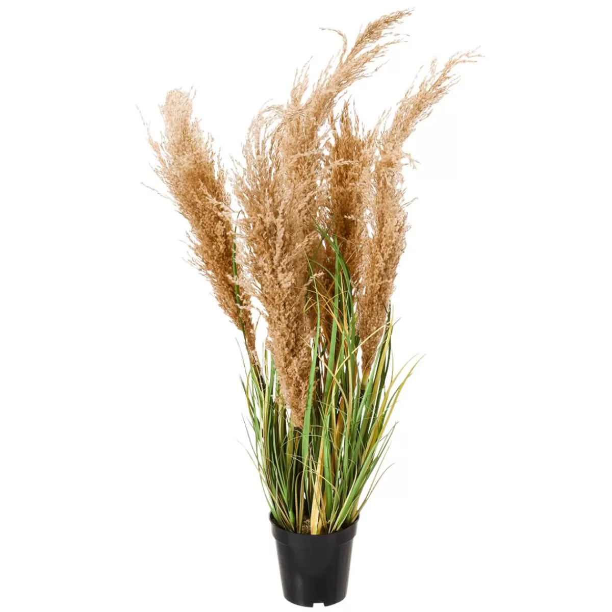 DecoWoerner Artificial Reed Grass In Pot 25 X 25 X 60 Cm