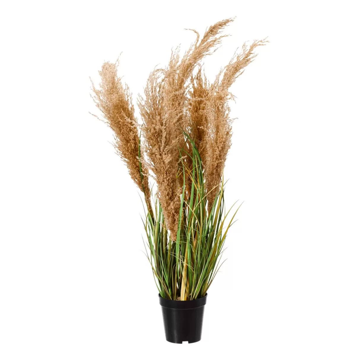 DecoWoerner Artificial Reed Grass In Pot Height 110 Cm