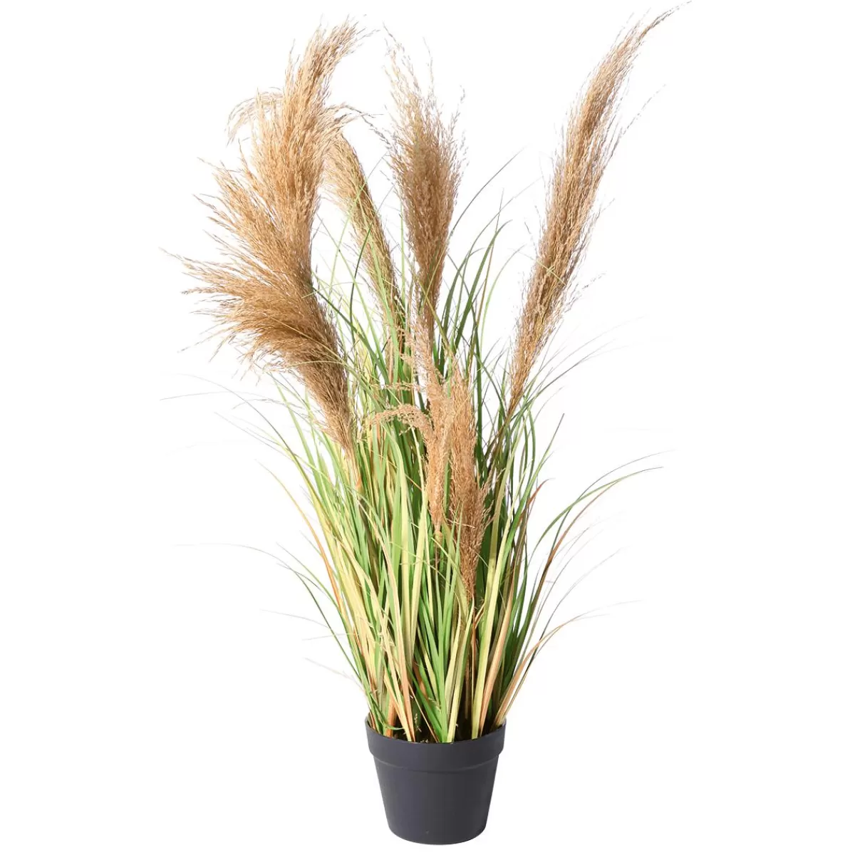 DecoWoerner Artificial Reed Grass In Pot Height 110 Cm