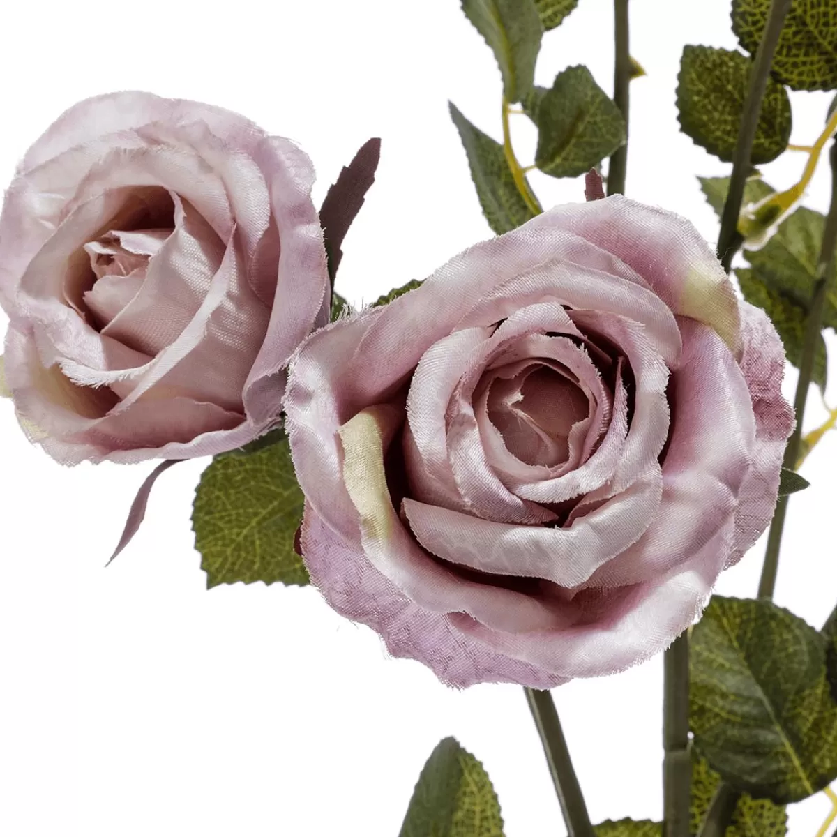 DecoWoerner Artificial Rose Branch, 73 Cm, Mauve