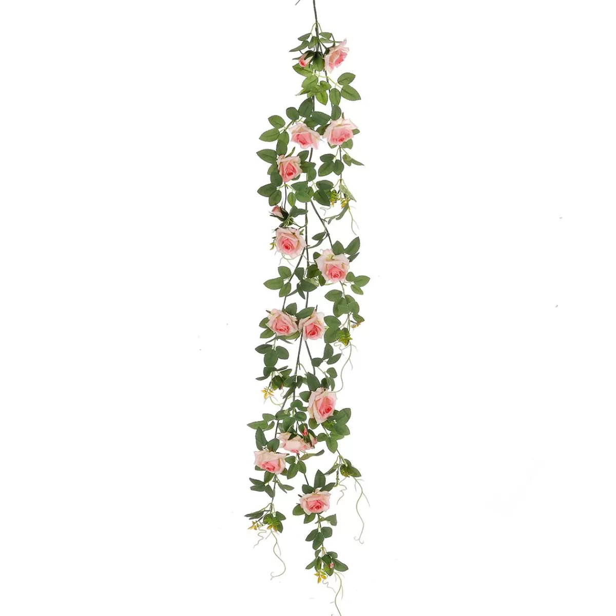 DecoWoerner Artificial Rose Vine Rose 125 Cm With Hoes