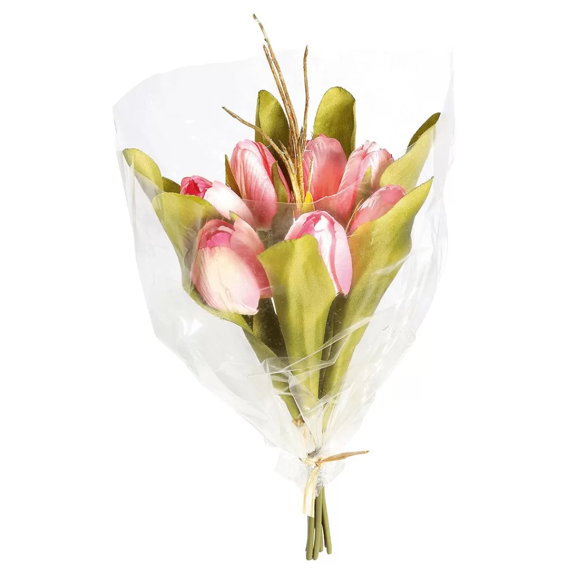 DecoWoerner Artificial Tulip Bouquet , 30 Cm