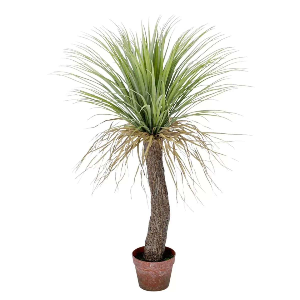 DecoWoerner Artificial Yucca Palm "wild" In Pot 110 Cm