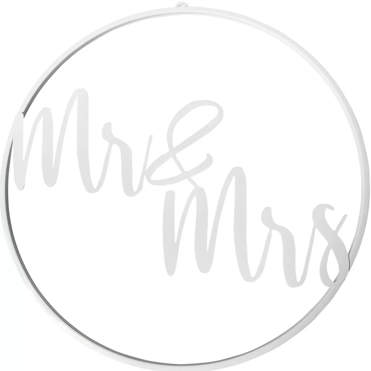 DecoWoerner Bague De Décoration M&Mrs 50 Ø Cm