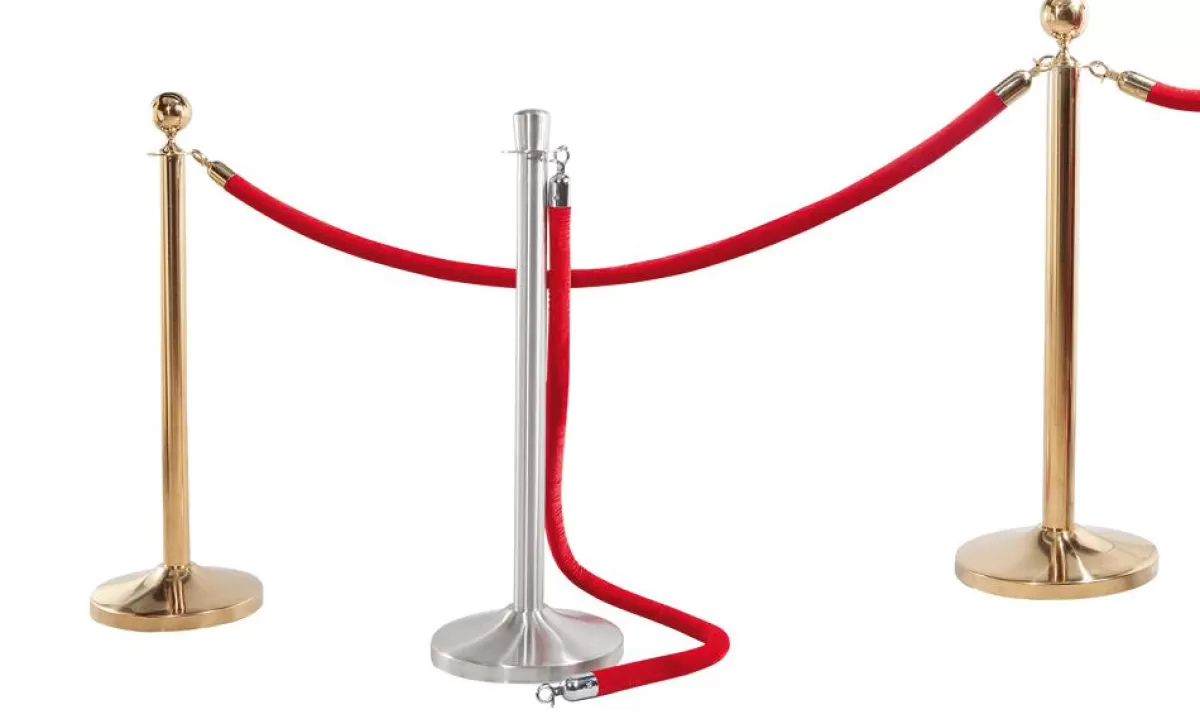 DecoWoerner Barrier Post For Crowd Guidance System, Height 94 Cm