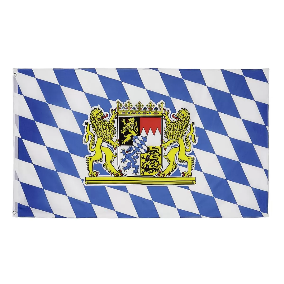 DecoWoerner Bavaria Fabric Flag With Eyelets 90 X 150 Cm