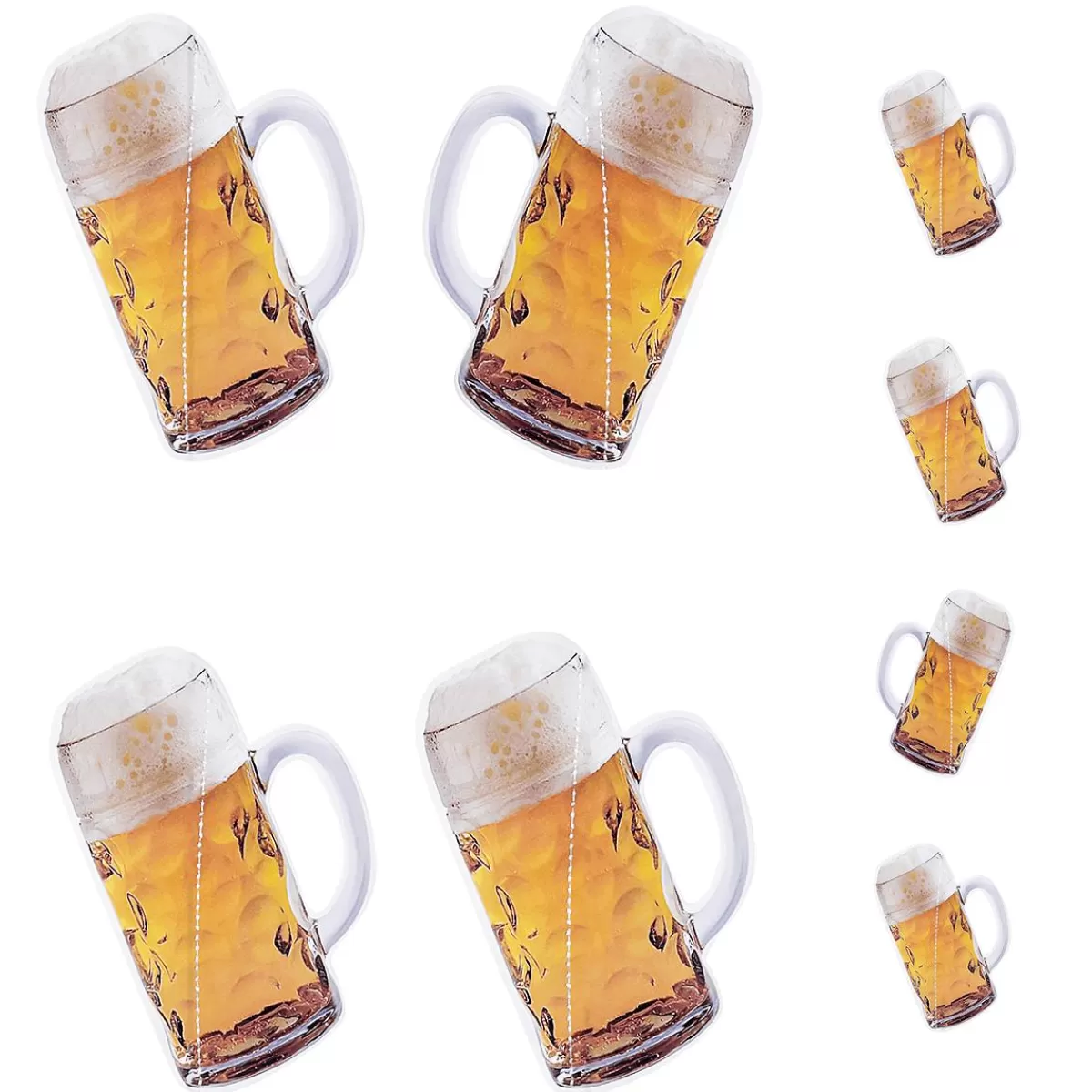 DecoWoerner Beer Mug Display Chain 100 X 14 Cm Printed On Both Sides Oktoberfest Decoration