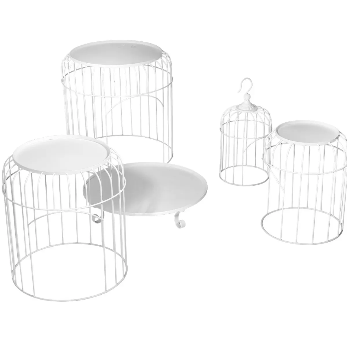 DecoWoerner Birdcage Shelf, 185 Cm,