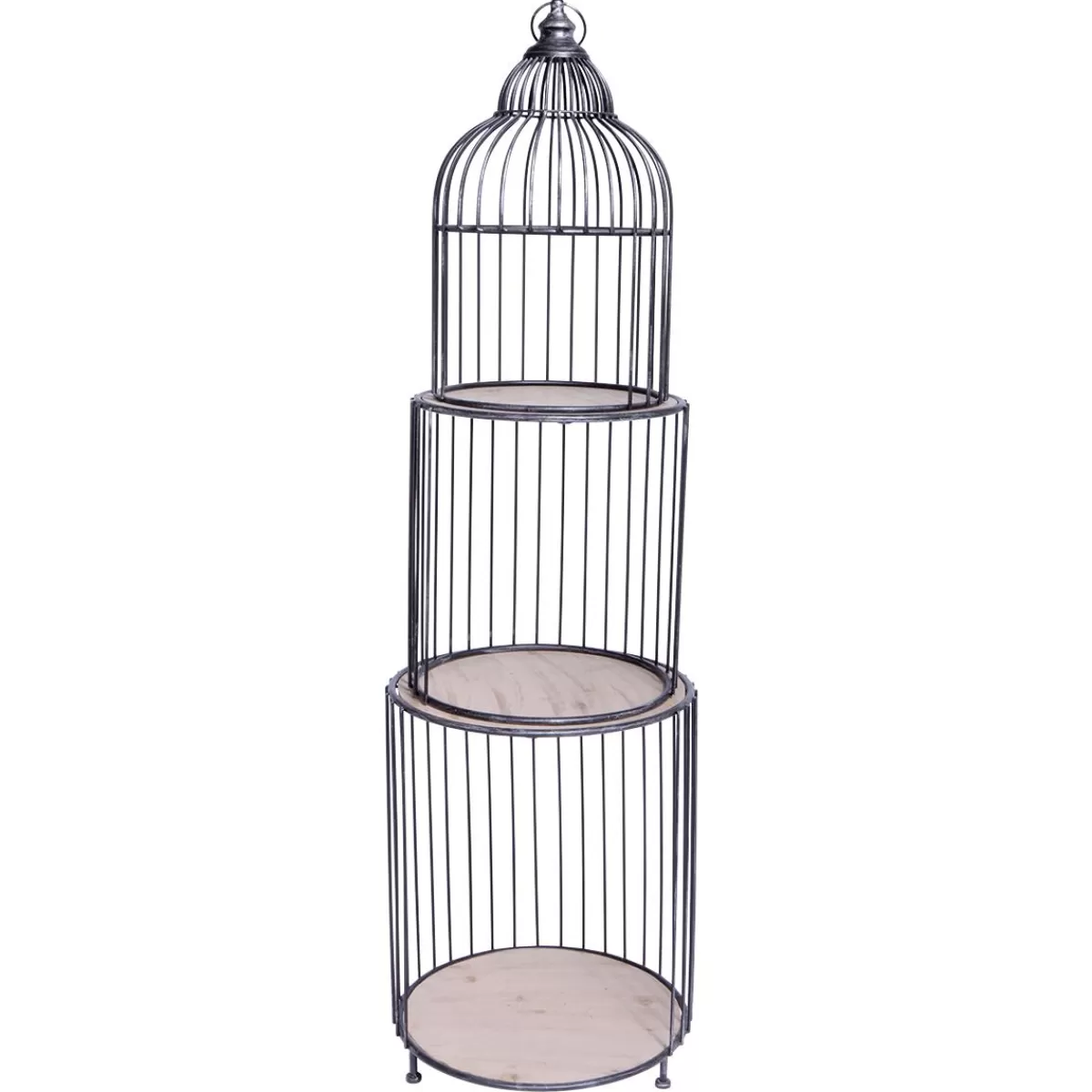 DecoWoerner Birdcage Shelf, Height 140 Cm,