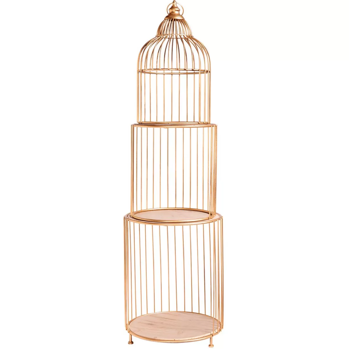 DecoWoerner Birdcage Shelf, Height 140 Cm, B-grade Goods