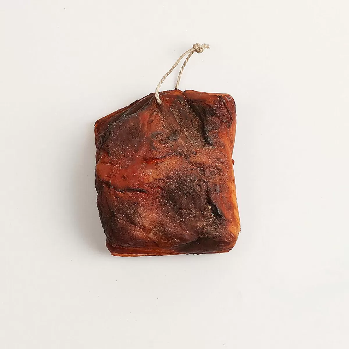 DecoWoerner Black Smoked Meat, Food Dummy 15 Cm.