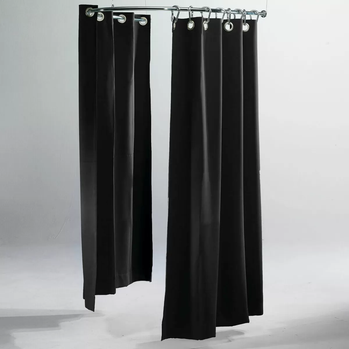 DecoWoerner Booth Curtain, Length 200 Cm, Flame Retardant,