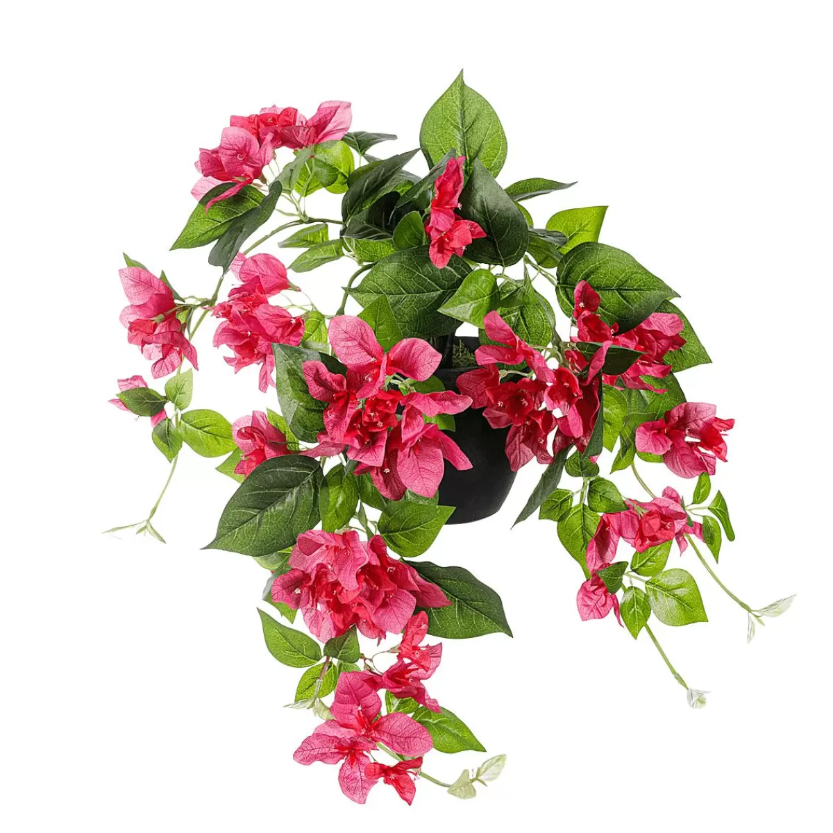 DecoWoerner Bougainvillea Hanging Artificial Flower In Pot 60 Cm