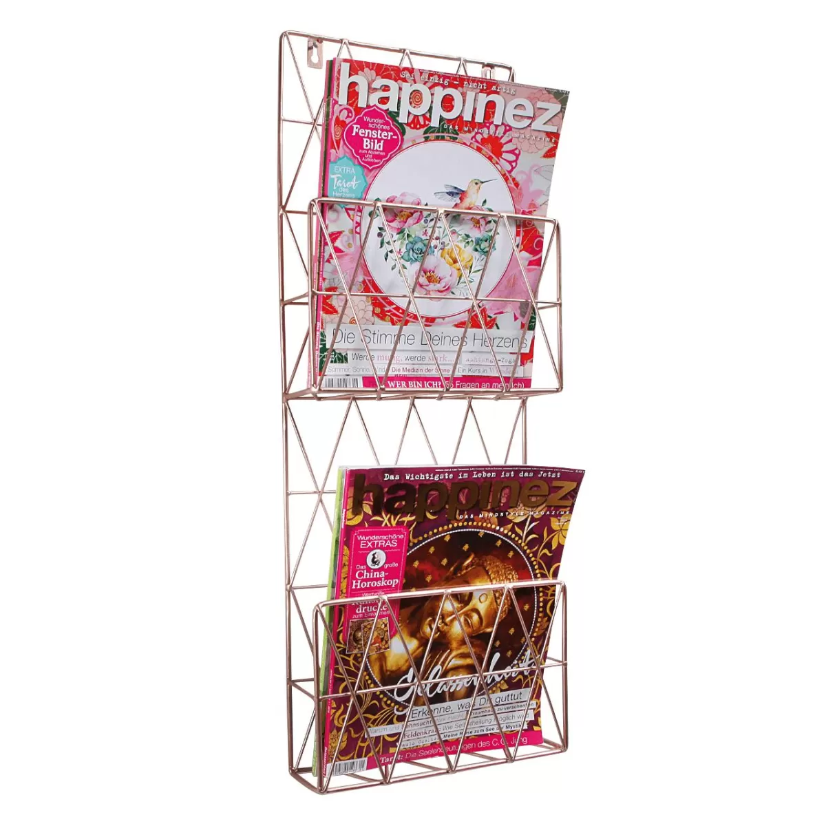 DecoWoerner Brochure Holder Rose 71 X 27 Cm