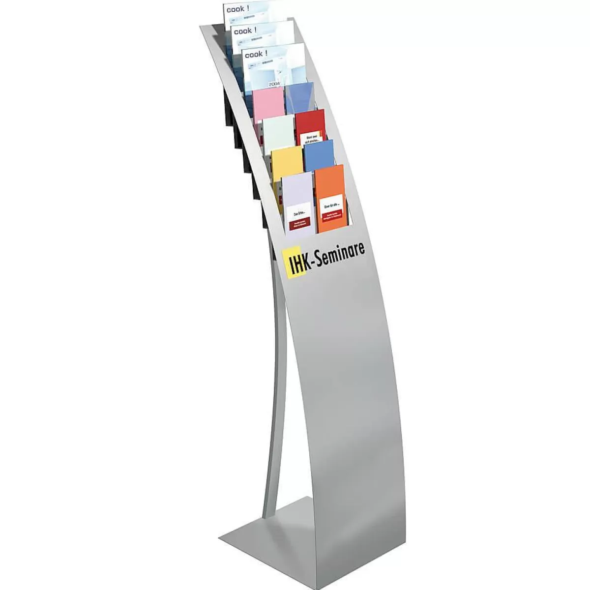 DecoWoerner Brochure Stand "Vario", 132 Cm, 14 X A4