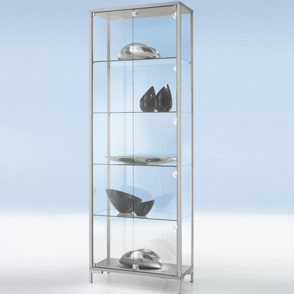 DecoWoerner Cabinet With Lighting 186 X 80 X 40 Cm