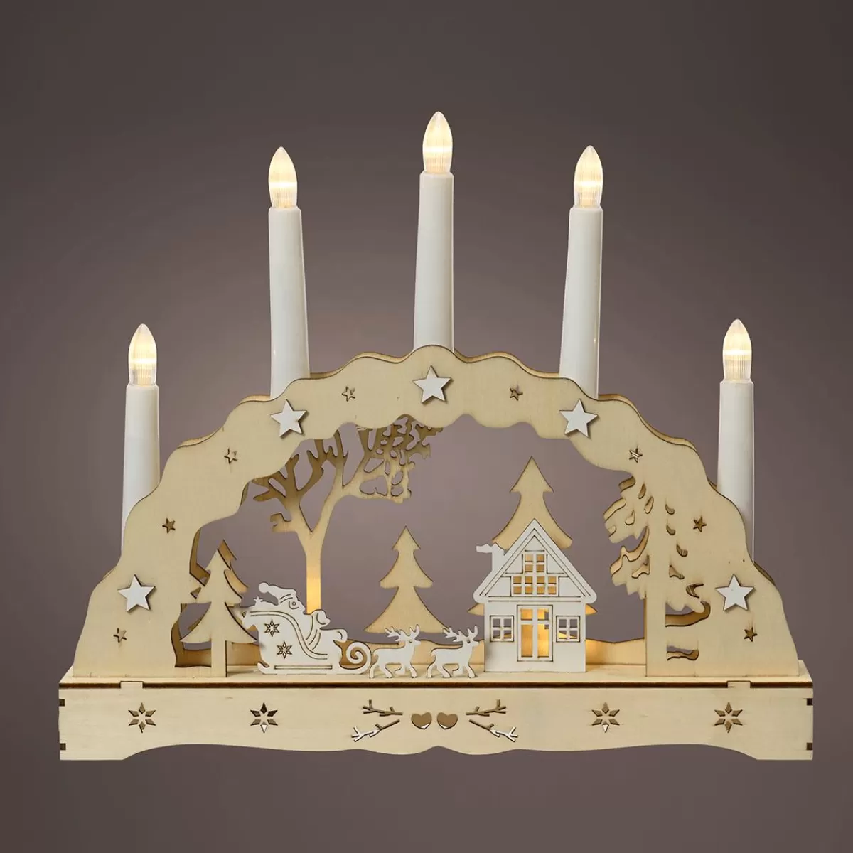 DecoWoerner Candle Arch LED Candles 33 Cm