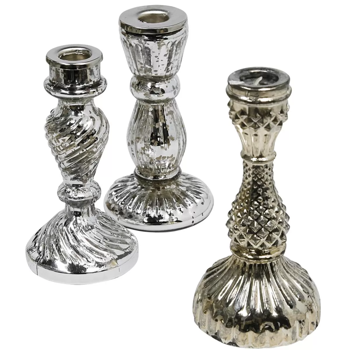 DecoWoerner Candlestick Set, 3 Pieces