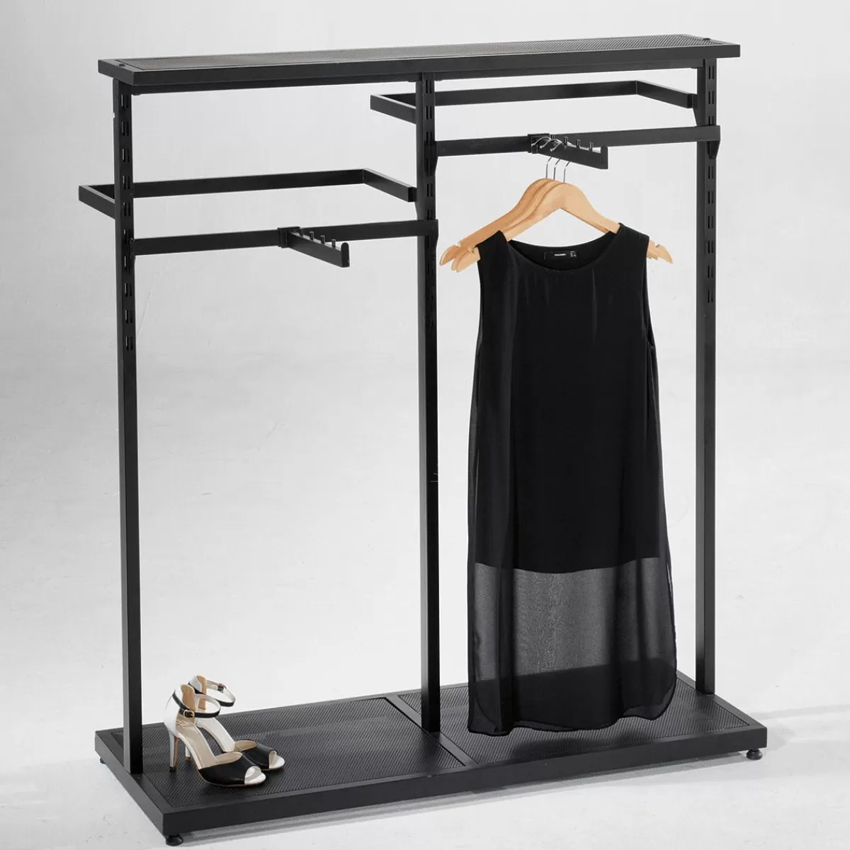 DecoWoerner Centre-room Clothes-rack NOVUS, 180 Cm