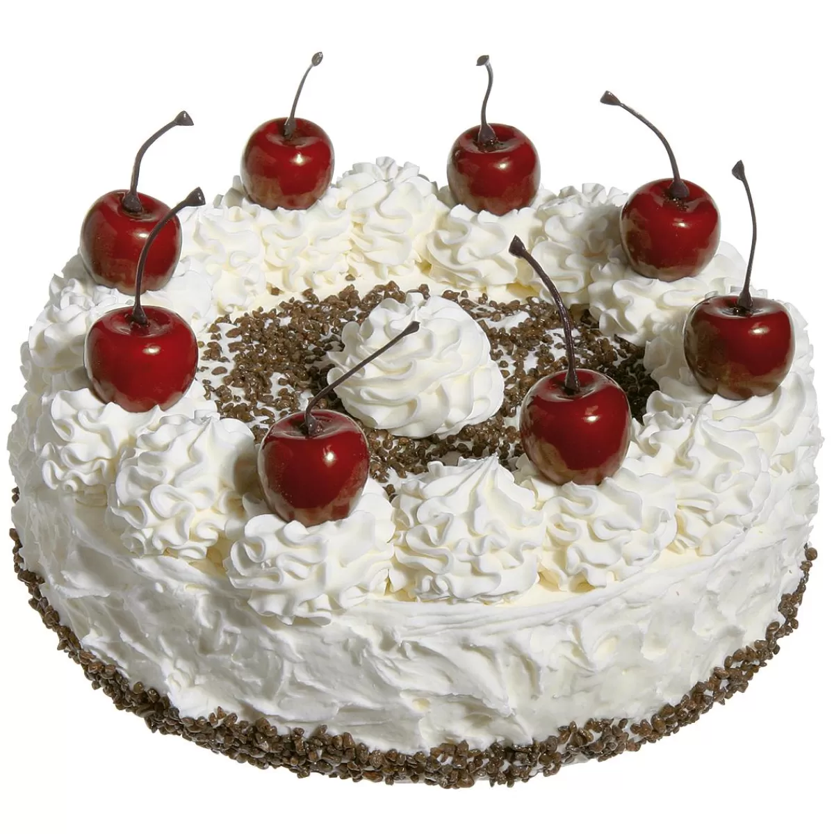 DecoWoerner Cherry Cream Cake Food Replica 20 Cm Ø