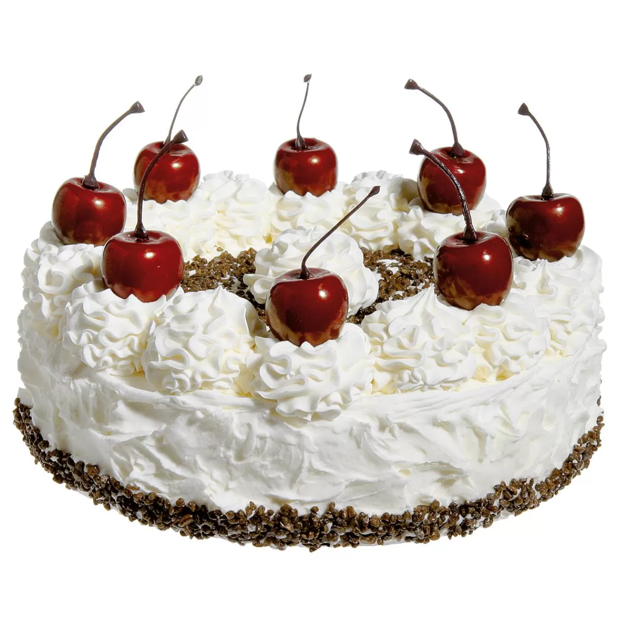 DecoWoerner Cherry Cream Cake Food Replica 20 Cm Ø