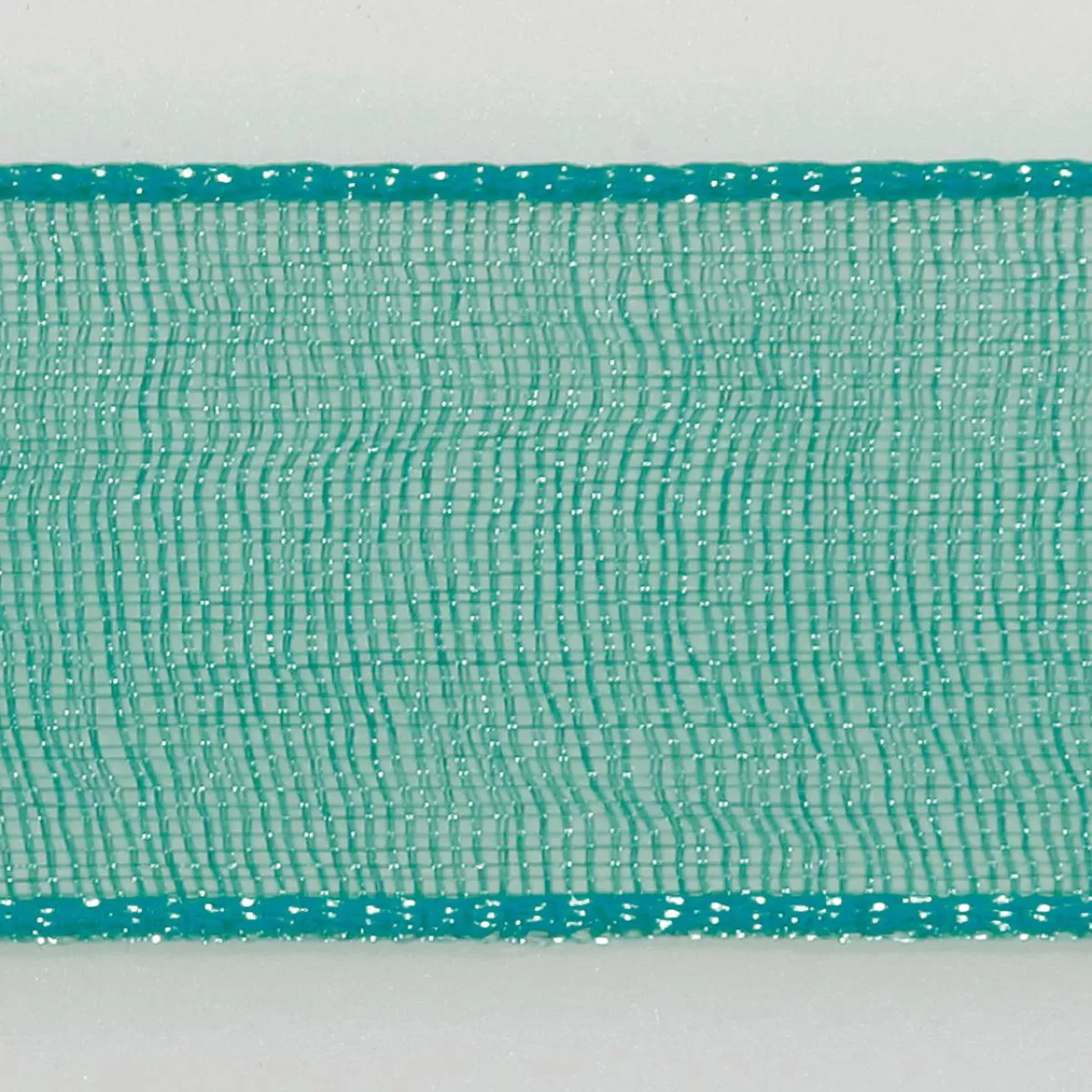 DecoWoerner Chiffon Ribbon W. Selvedge 25mm X 50m Turquoise