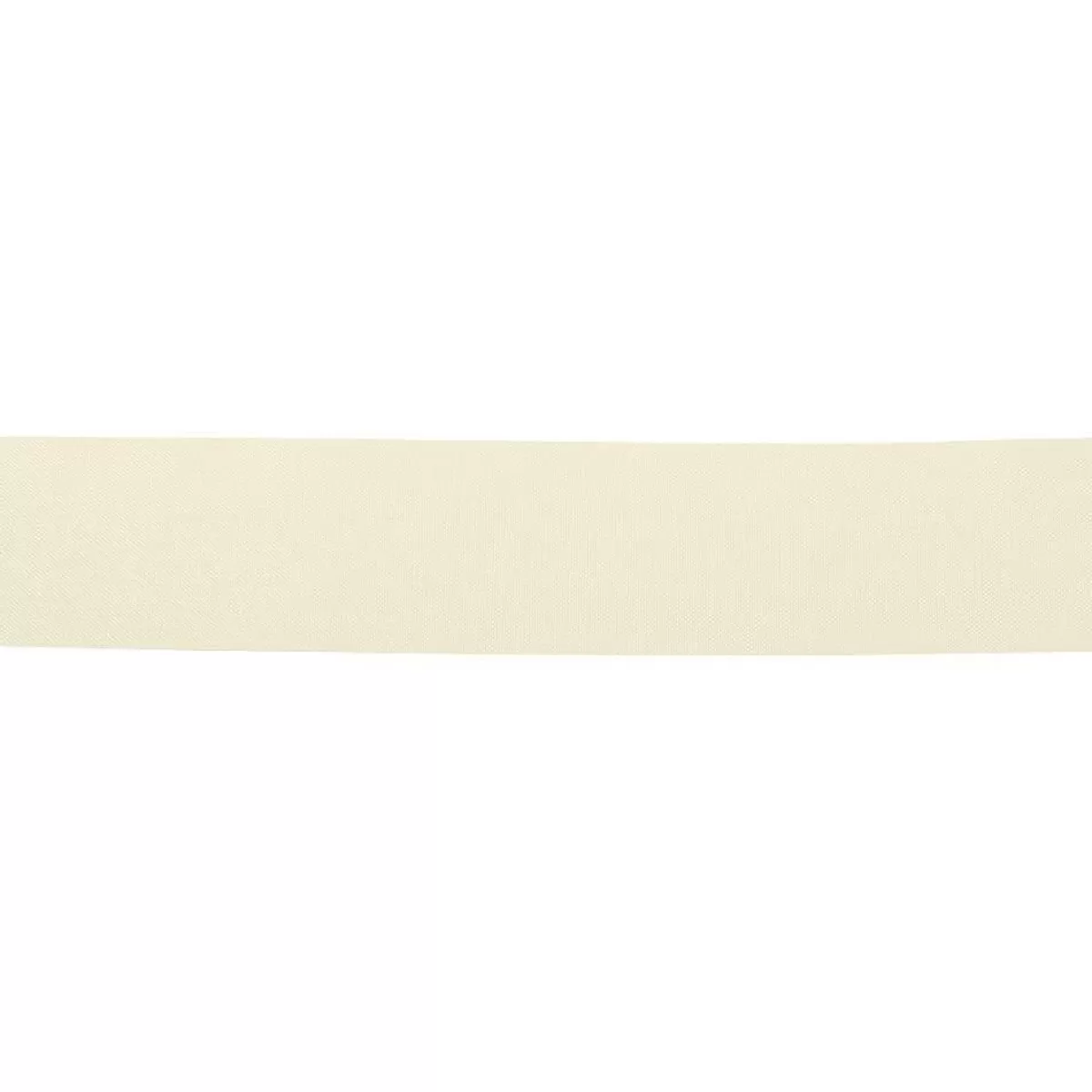 DecoWoerner Chiffon Ribbon With Wire Cream Width 25 Mm