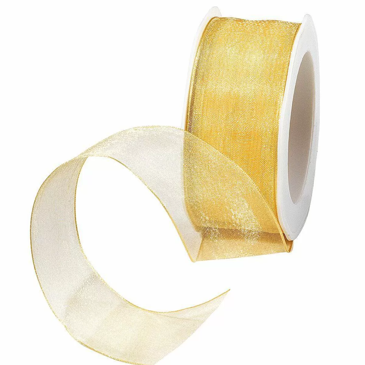 DecoWoerner Chiffon Ribbon With Wire Width 40 Mm