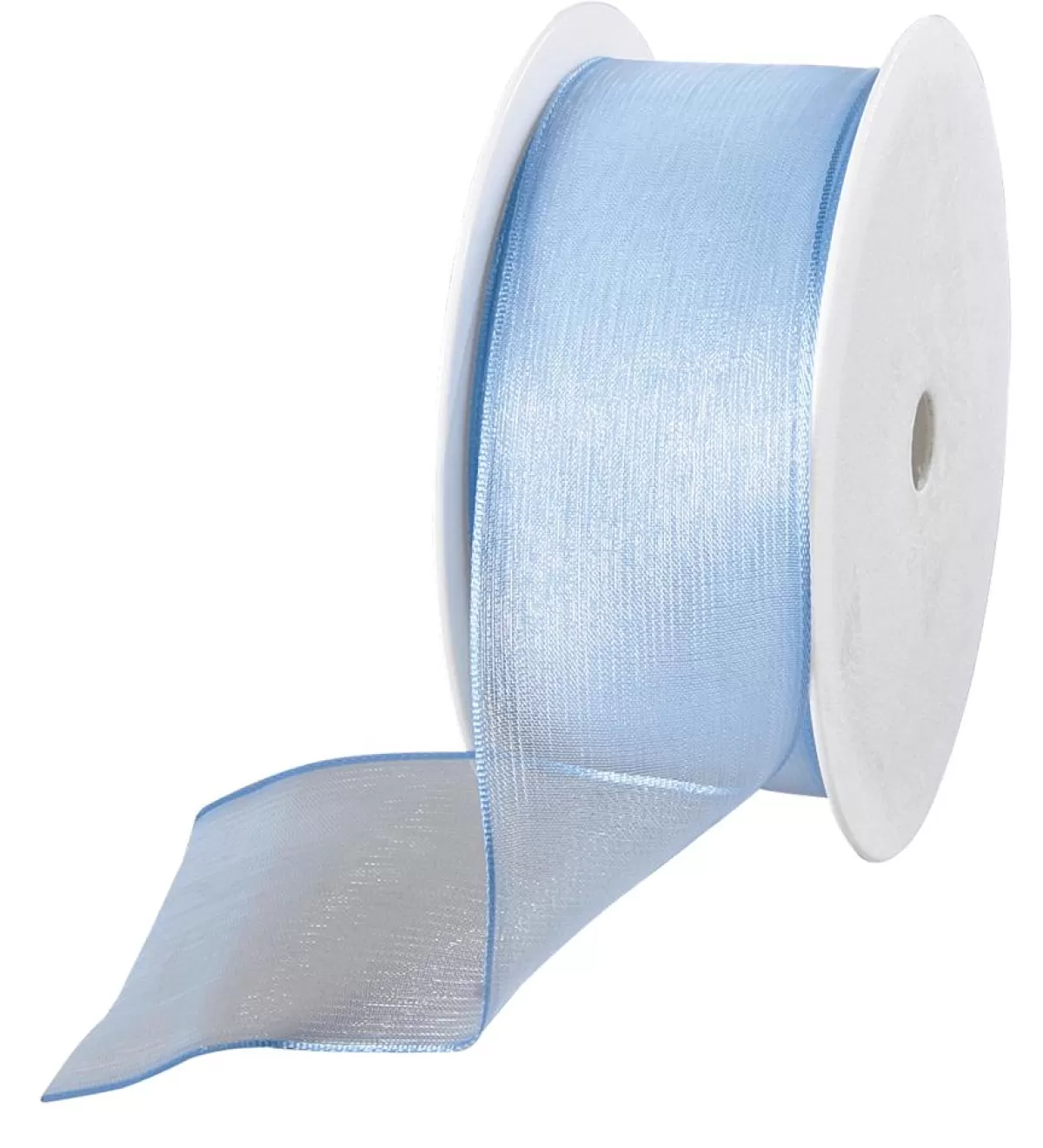 DecoWoerner Chiffon Ribbon With Wire Light Width 40 Mm