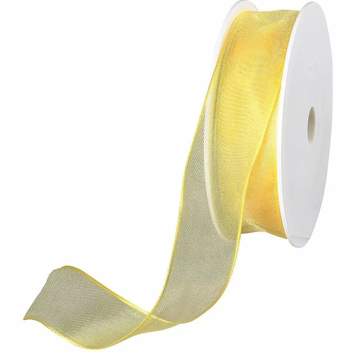 DecoWoerner Chiffon Ribbon With Wire Width 25 Mm