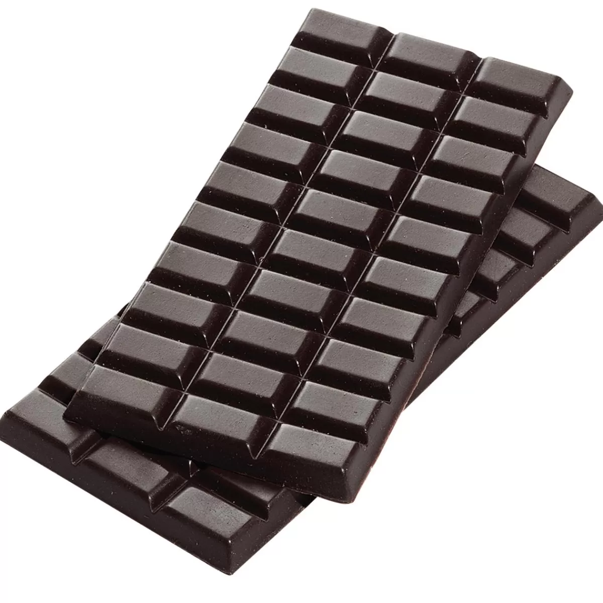 DecoWoerner Chocolate Bar Dark Chocolate Food Replica, 2 Pieces