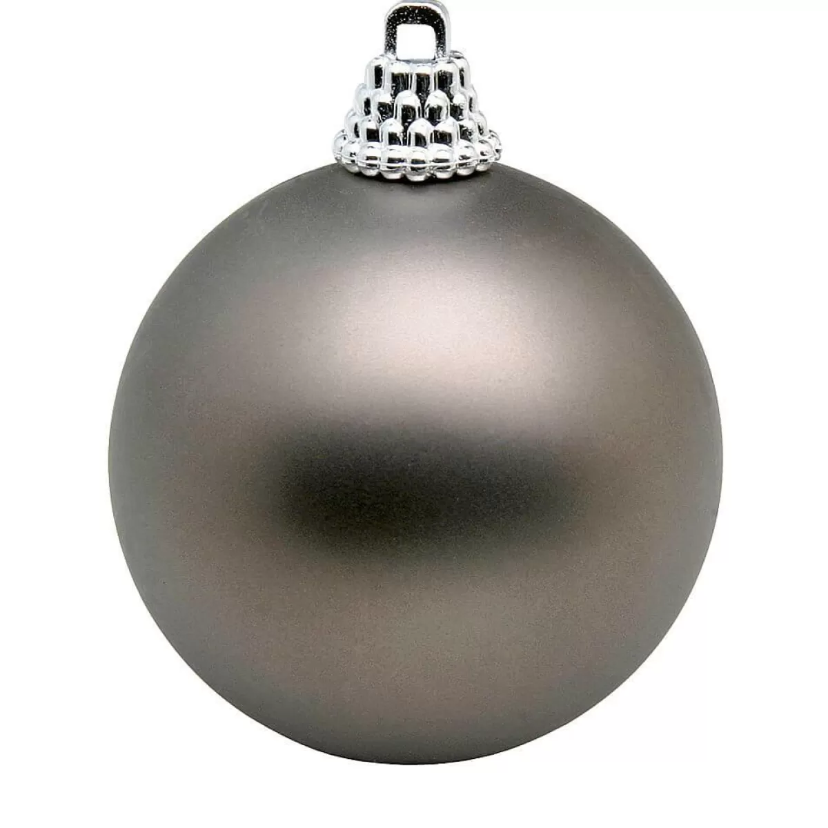 DecoWoerner Christmas Balls Steel Matt, 8cm - 12pieces