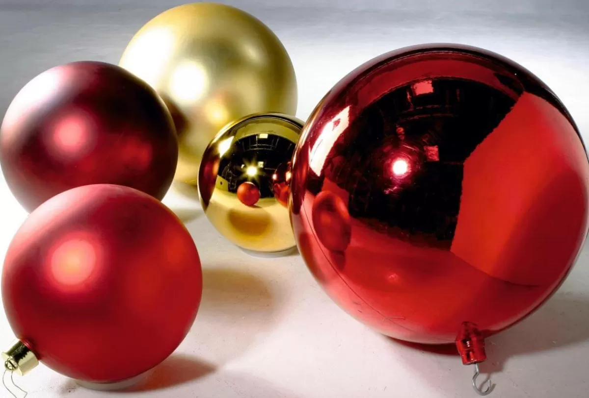 DecoWoerner Christmas Bauble XXL Shiny, 50 Cm