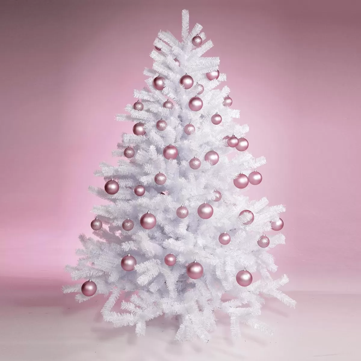 DecoWoerner Christmas Baubles Flame Retardant Plastic Matte