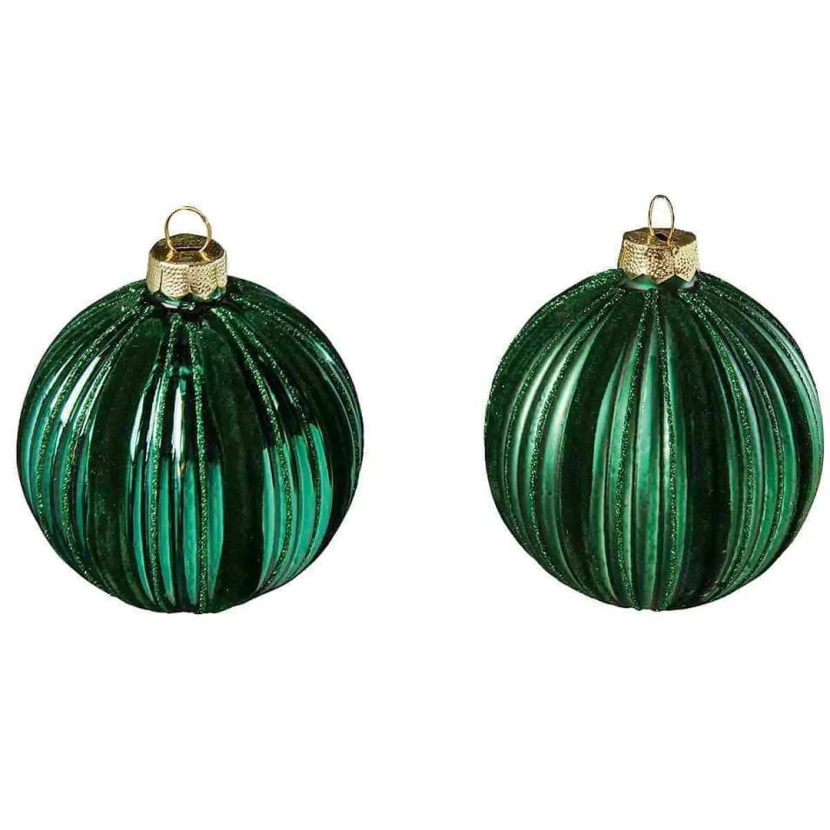 DecoWoerner Christmas Baubles Velvet , 8 Cm, 2 Pcs