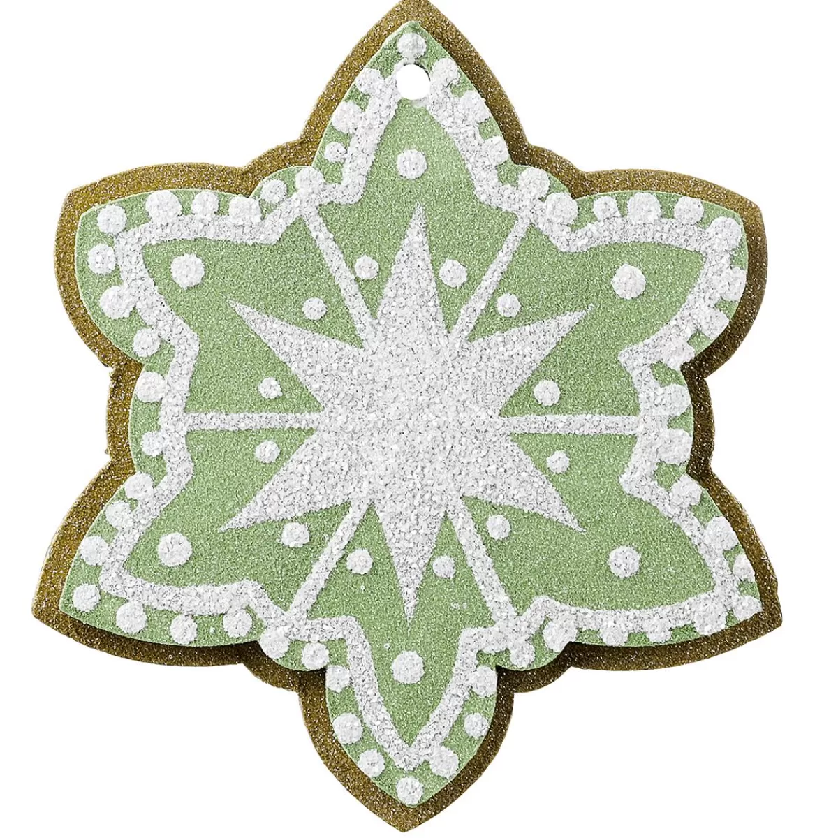 DecoWoerner Christmas Pendant Gingerbread Star 14 Cm Ø 4 Pieces