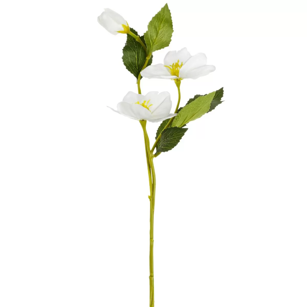 DecoWoerner Christmas Rose 57 Cm Set Of 3