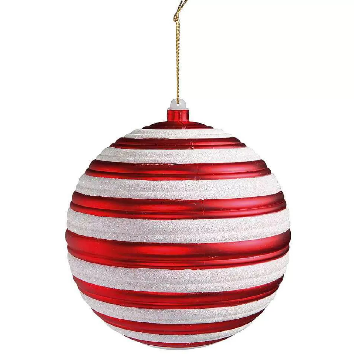 DecoWoerner Christmas Tree Ball 20 Cm Striped