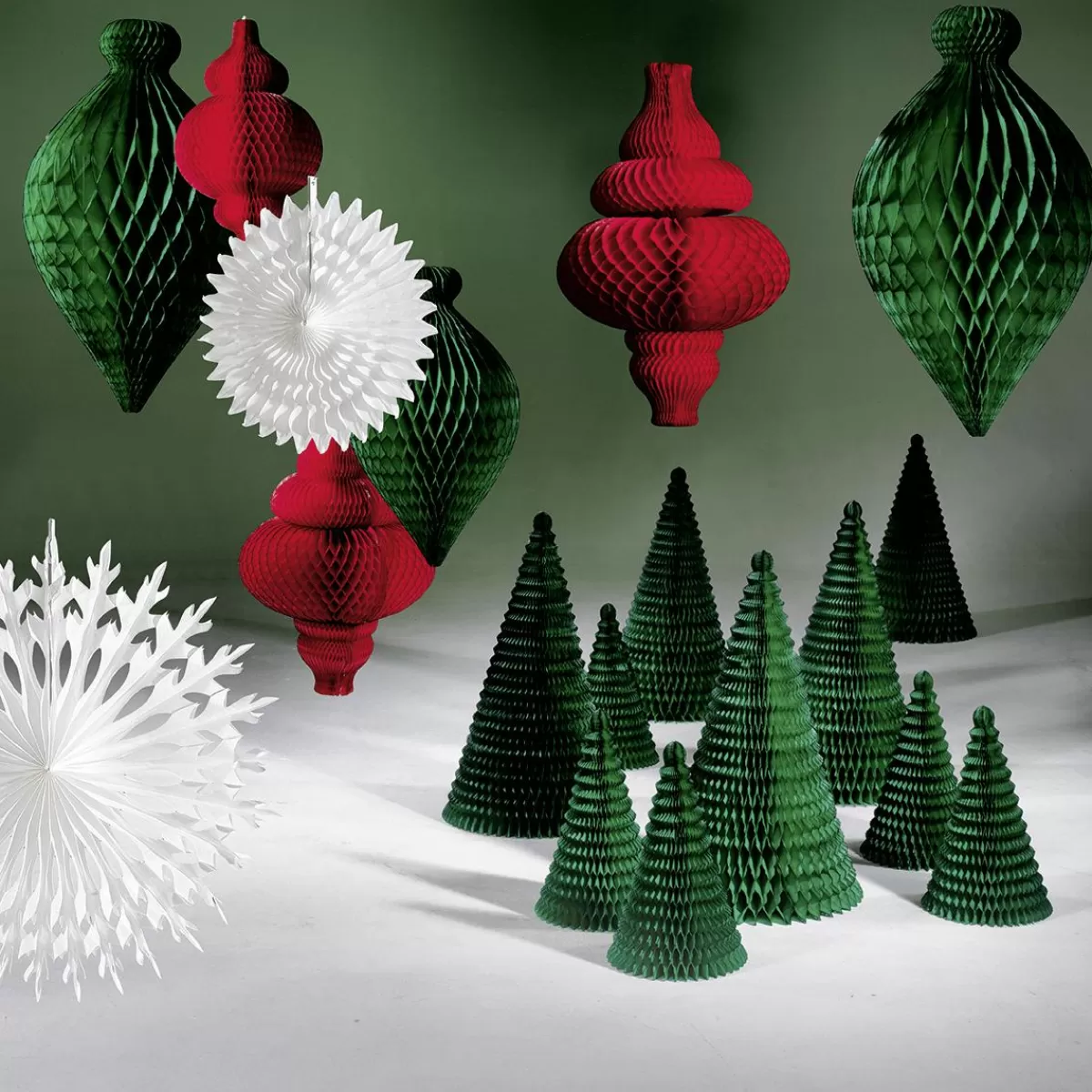 DecoWoerner Christmas Tree Made Of Honeycomb Paper