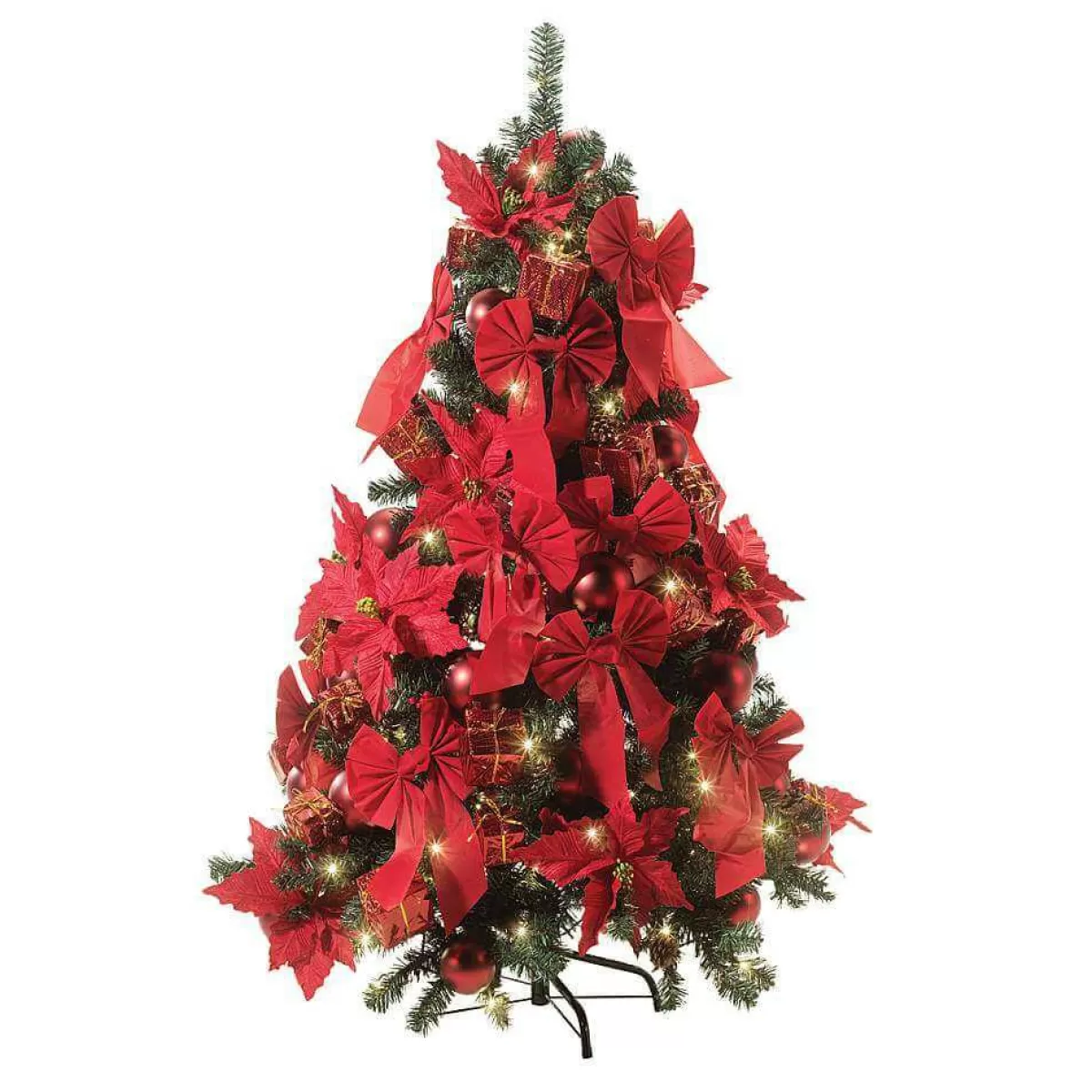 DecoWoerner Christmas Tree With LED, Height 150 Cm