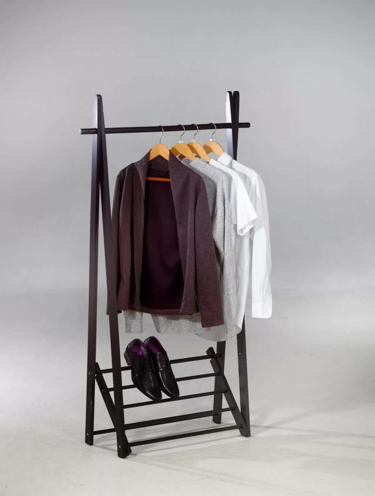 DecoWoerner Clothes Stand Wood, , 153 X 85 Cm