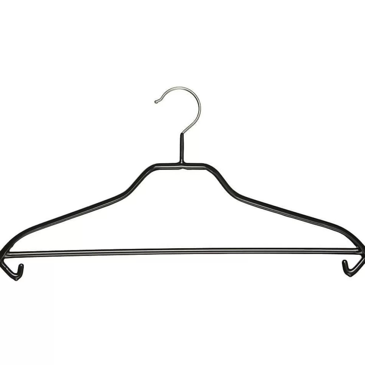 DecoWoerner Coat Hanger With Bar Non-slip 40 Cm, , 1 Box A´50 Pcs