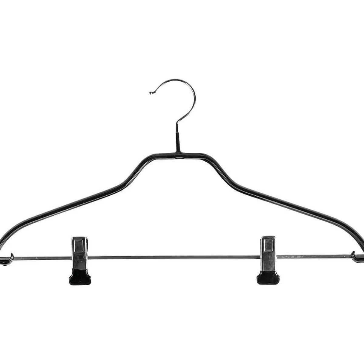 DecoWoerner Coat Hanger With Clamps Non-slip 40 Cm, , 1 Box Of 50 Pcs