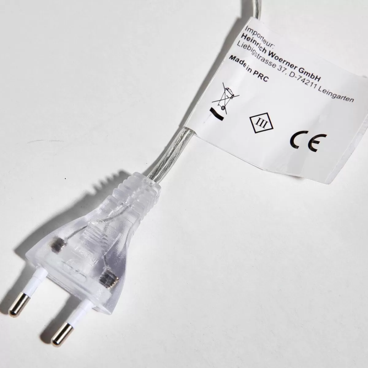 DecoWoerner Connection Cable For LED Products System IP 20, Clear