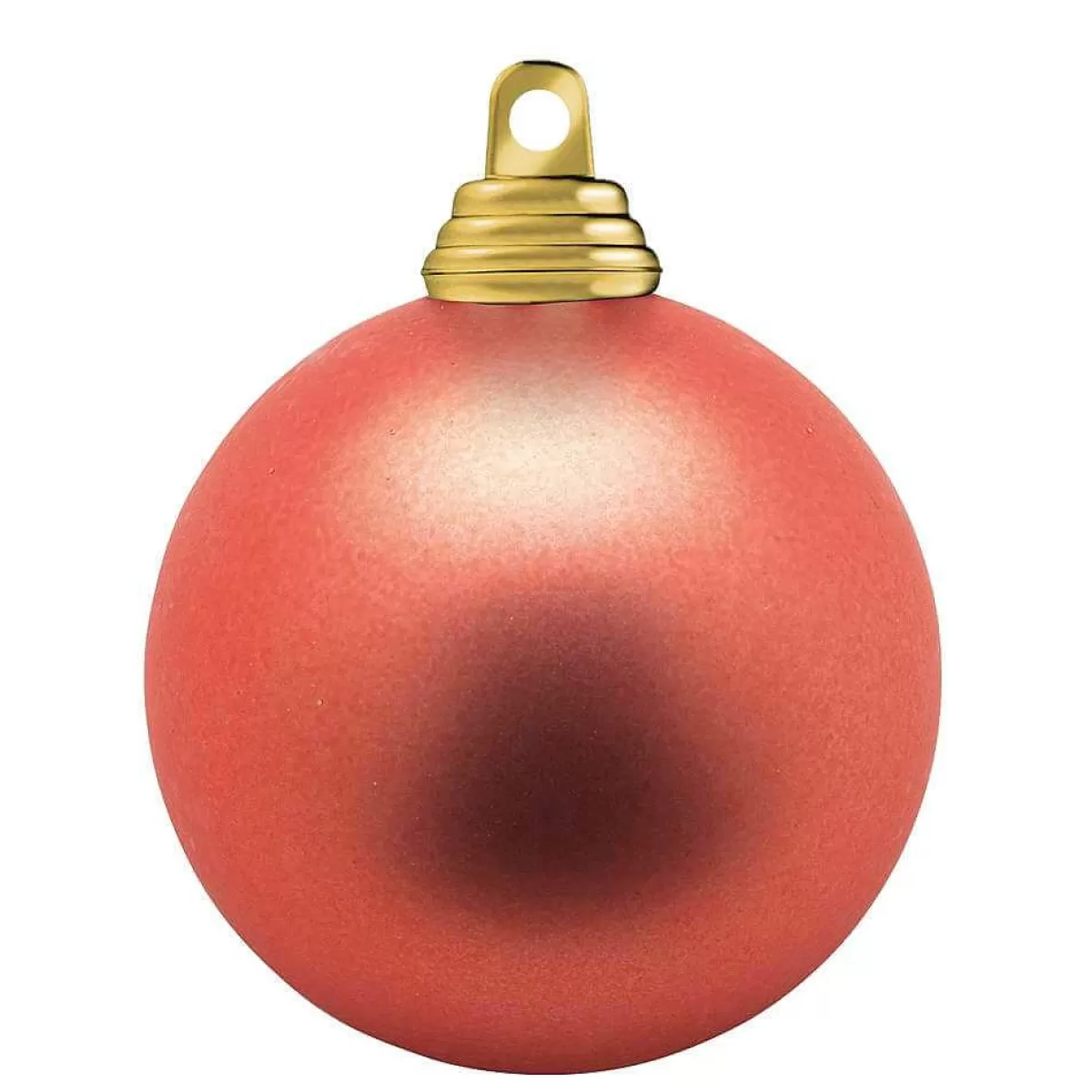 DecoWoerner Copper Matt Plastic Christmas Baubles, Flame Retardant, 6 Cm Ø - 24 Pieces