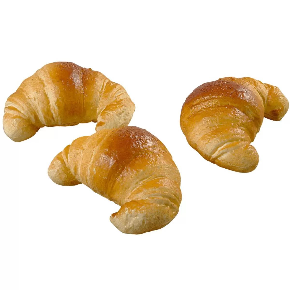 DecoWoerner Croissant Food Dummy, 3 Pieces