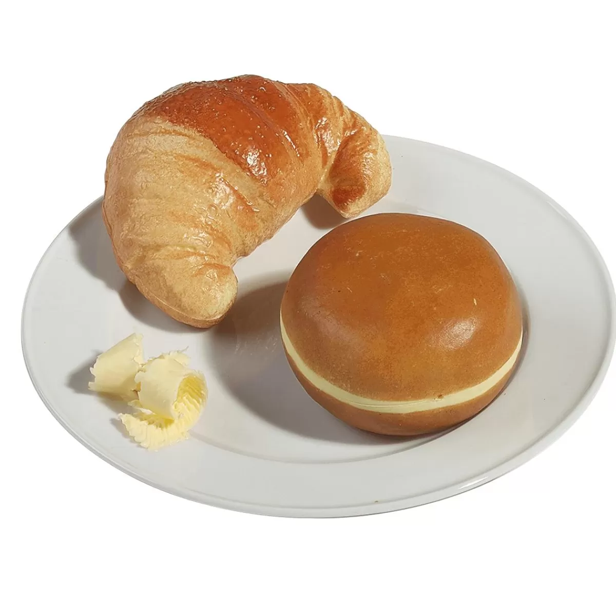 DecoWoerner Croissant Food Dummy, 3 Pieces